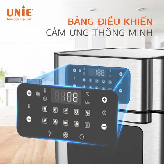 Nồi chiên không dầu Unie UE 1000 với cảm ứng thông minh